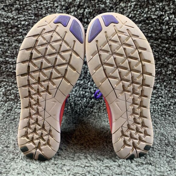 Nike Free RN Flyknit 2017 Womens Size 7.5 Pink Purple Athletic Shoes 880844-600 - Picture 7 of 8
